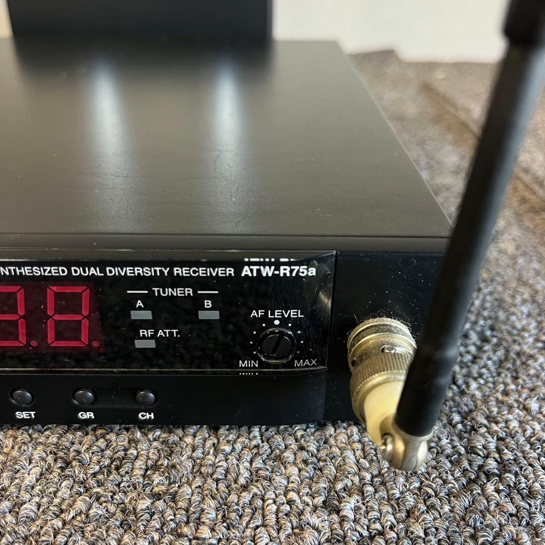 A57美品✨ オーディオテクニカ電波式　ワイヤレスマイクセット