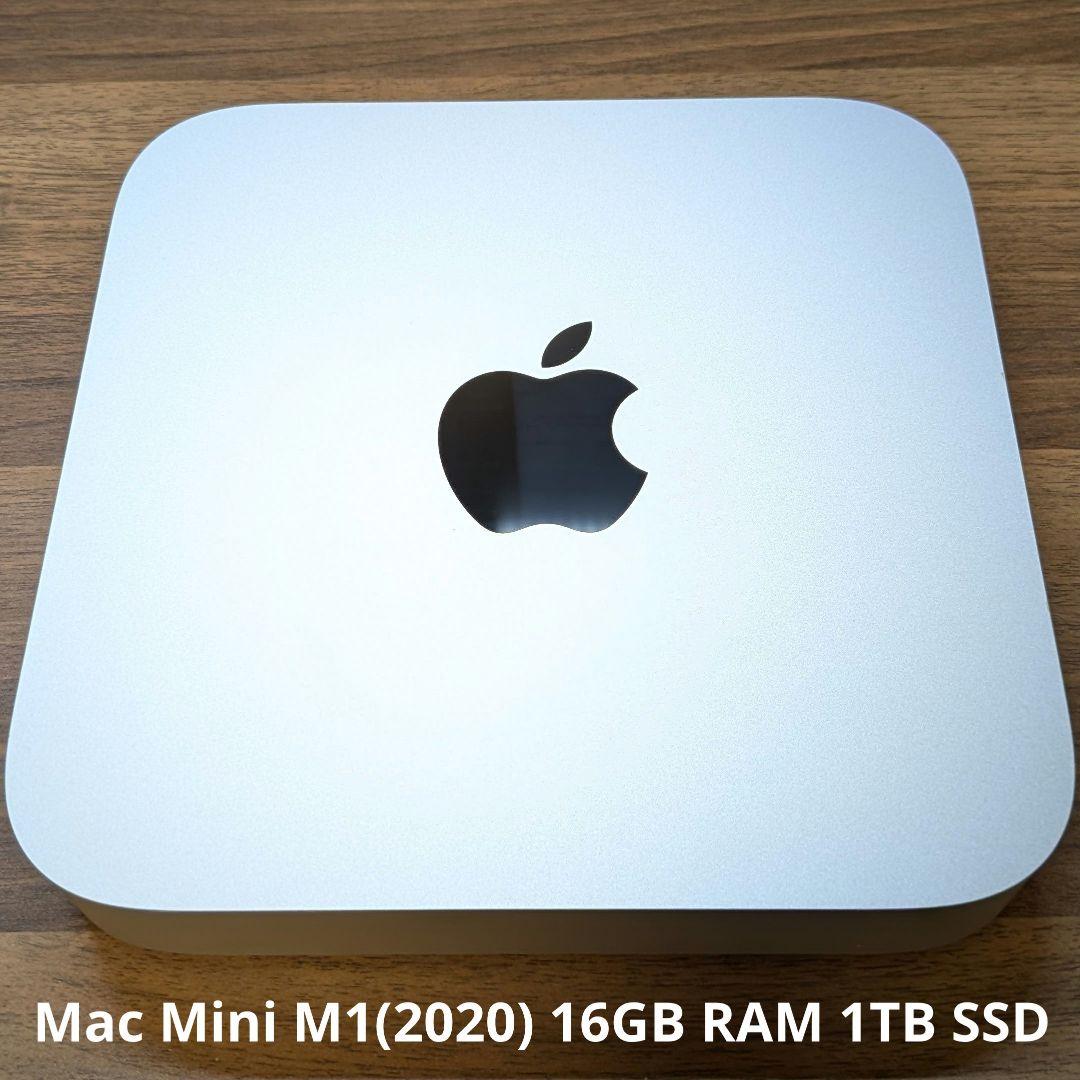 Macデスクトップ Mac Mini M1 (2020) 16GB RAM 1TB SSD