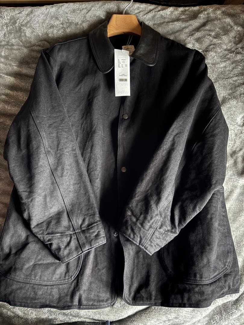 COMOLI 25AW デニムレザーワークジャケット サイズ2