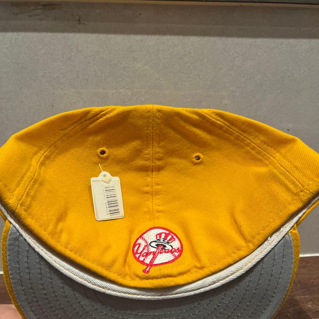 ニューエラ 漢字 NY ヤンキース キャップ 7 5/8 USA製 帽子 レア