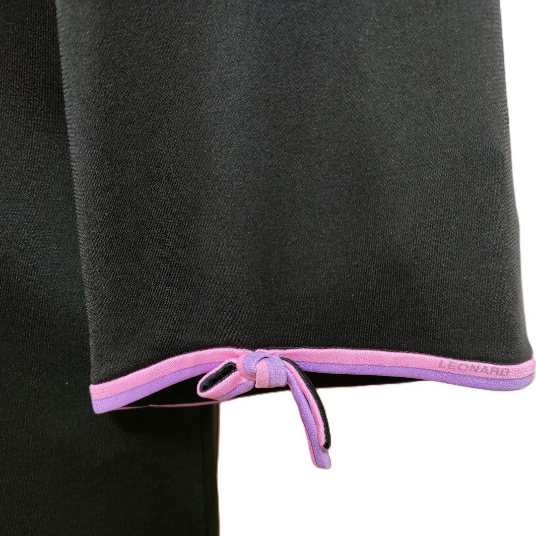極近年　新品　大きいサイズ　レオナール　チュニック 42 13号 15号 黒