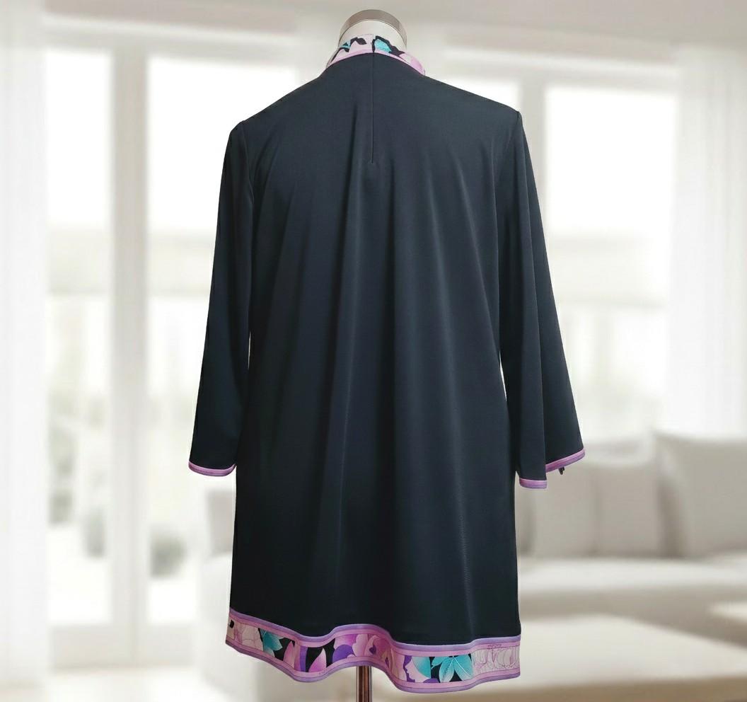 極近年　新品　大きいサイズ　レオナール　チュニック 42 13号 15号 黒