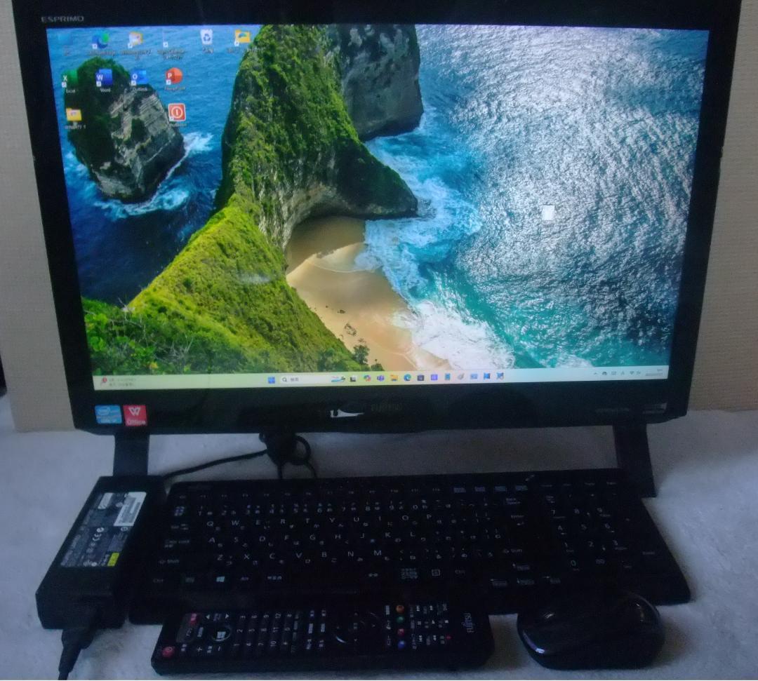 爆速SSD512GB FH56KD i7 16G W11 TV Office 即