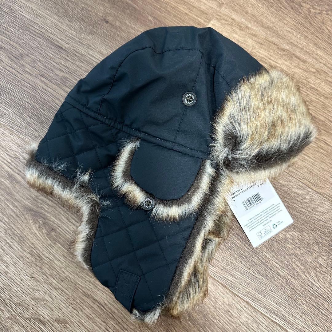 Barbour トラッパー black 新品・未使用 Msize