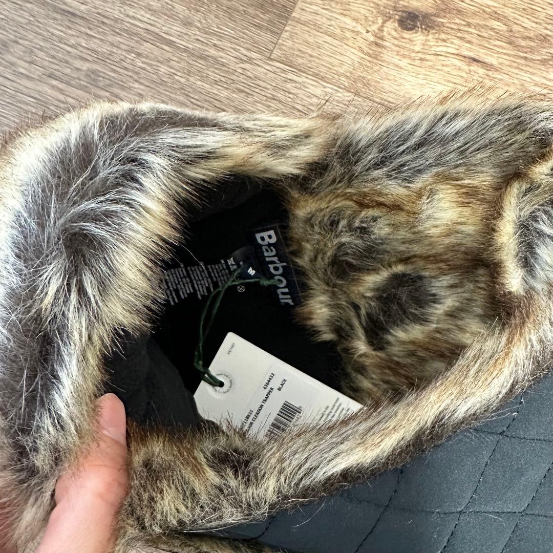 Barbour トラッパー black 新品・未使用 Msize