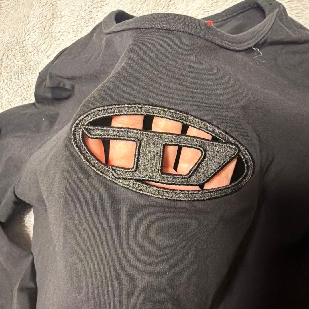 DIESEL 長袖Tシャツトップス Dロゴ