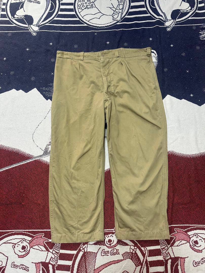 M52 後期　フランス軍　実物　チノパン　サイズ16 60s 50s