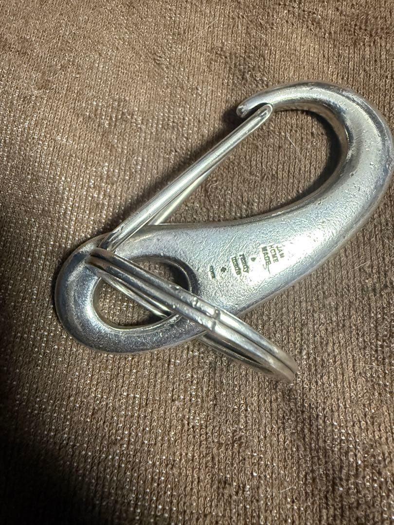 ジャムホームメイド ビッグワン　カラビナ　シルバーキーホルダー　初期型