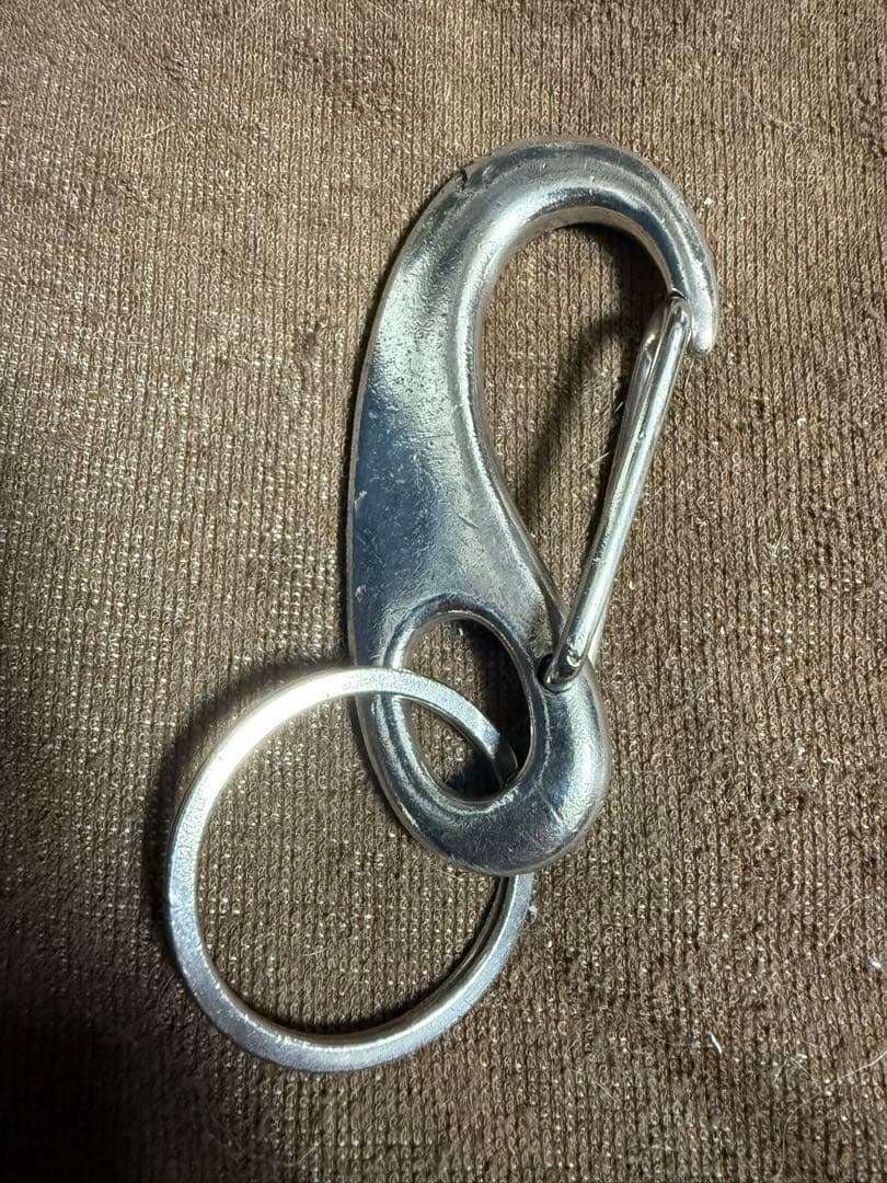 ジャムホームメイド ビッグワン　カラビナ　シルバーキーホルダー　初期型