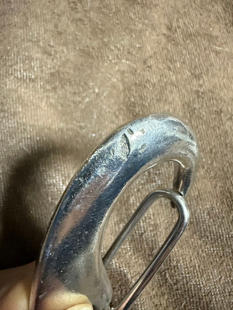 ジャムホームメイド ビッグワン　カラビナ　シルバーキーホルダー　初期型