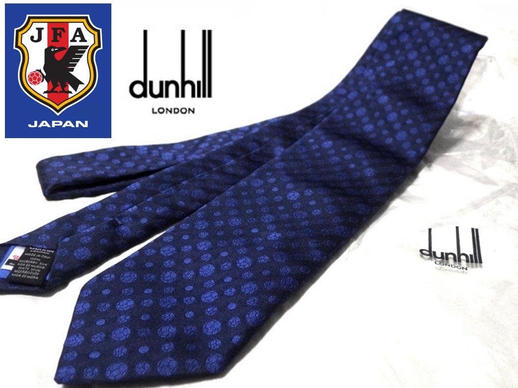 未使用 dunhill ダンヒル 2014年 JFA サッカー日本代表 ネクタイ