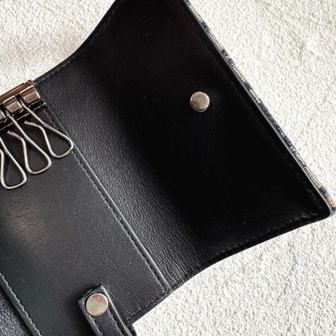 DIOR HOMME ディオール オブリーク ジャカード キーケース トロッター