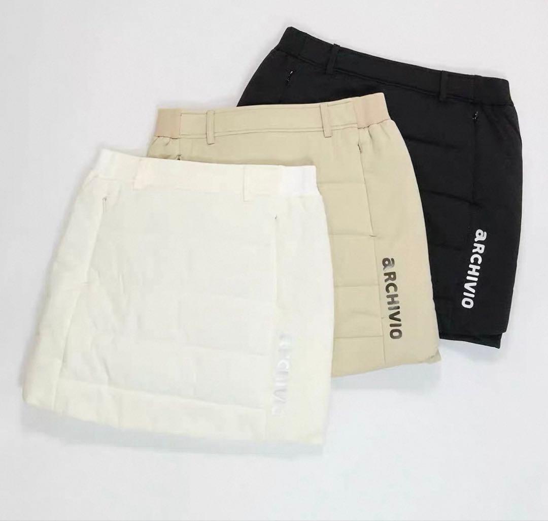 25AW 新作アルチビオ防風保温中綿キルトスカート