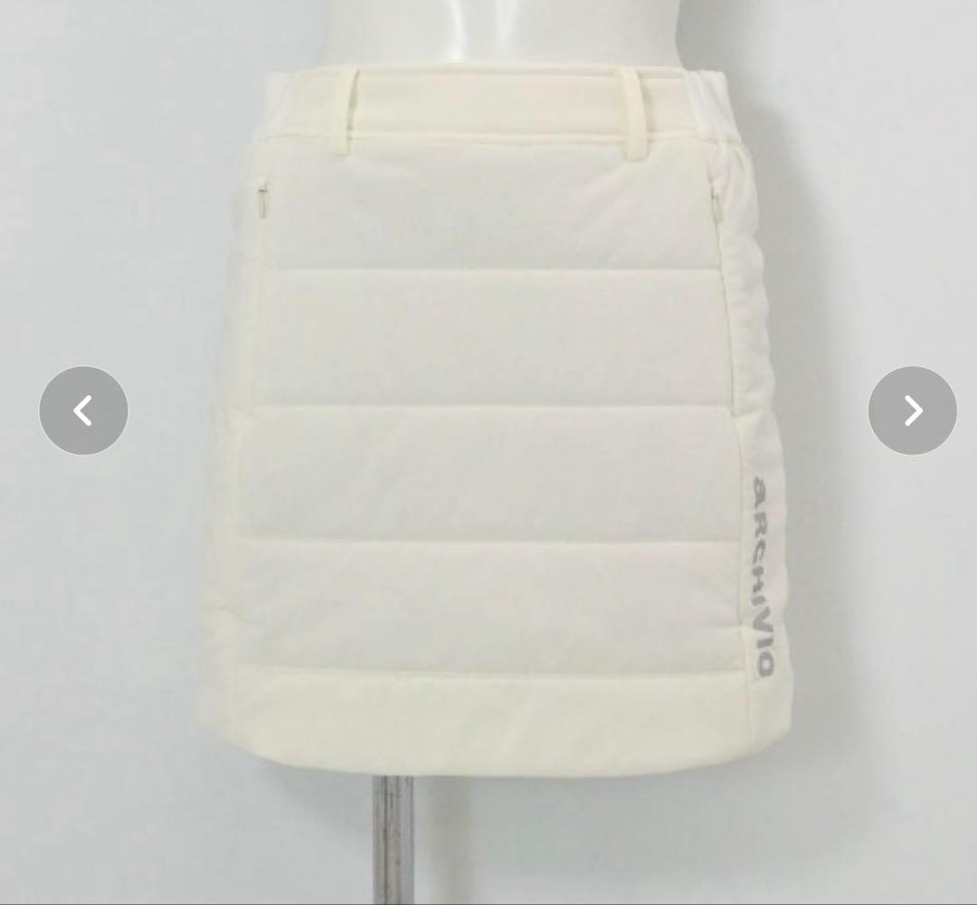 25AW 新作アルチビオ防風保温中綿キルトスカート