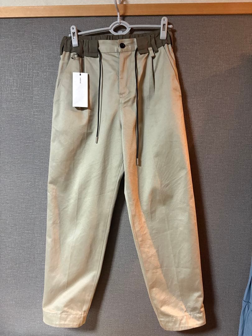 美品 25SS sacai サカイChino Pants チノパンツ