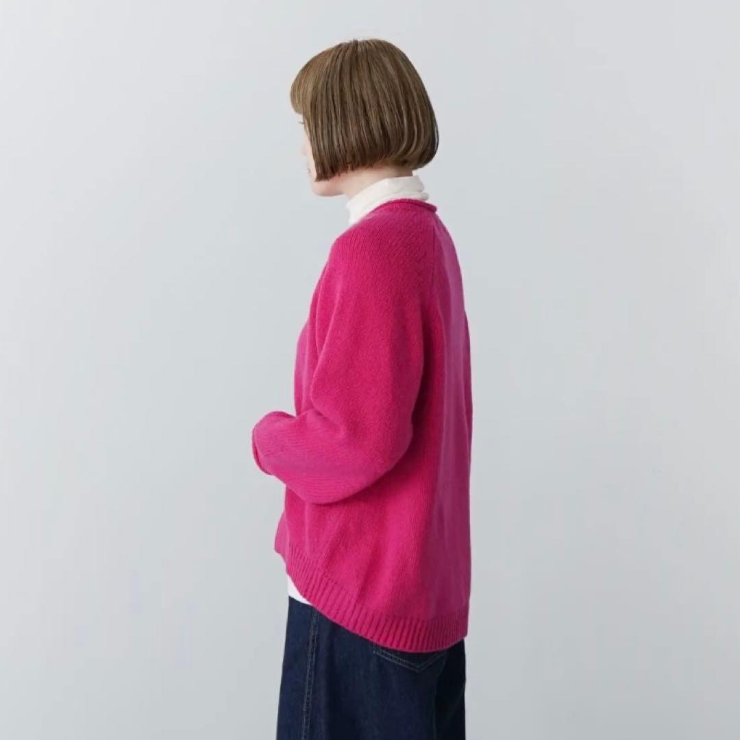 新品grin グリンシェパードAir　ラグランカーディガン★ナチュラルランドリー