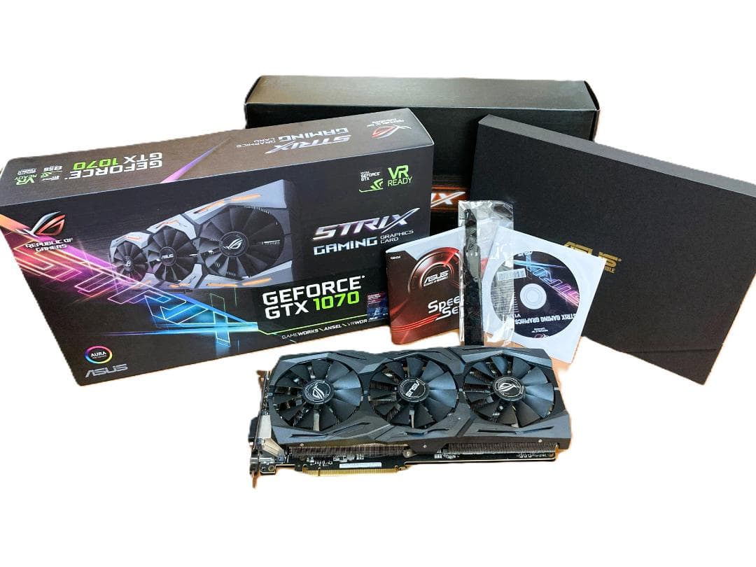 グラフィックボード・グラボ・ビデオカード ASUS ROG-STRIX-GTX1070-8G-GAMING GPU