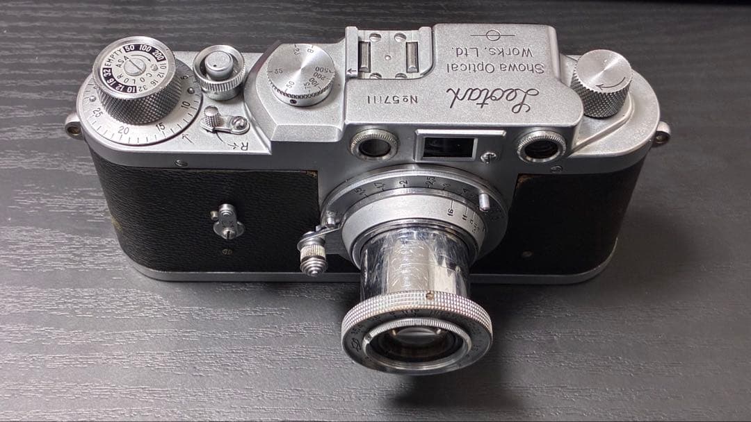 Leotax K　レオタックス　フィルムカメラ　ライカコピー　動作品　レンズ付属