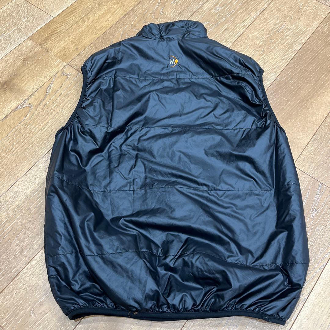 90's パフボールベスト　マンゴー　ムーンストーン　リバーシブル　M