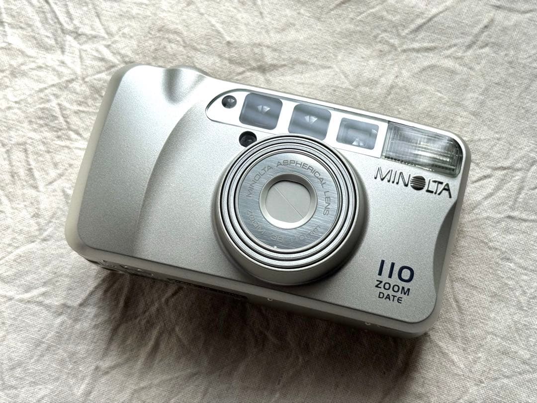 ⌘完動品！ 電池付き、作例あり！ MINOLTA 110 ZOOM DATE⌘