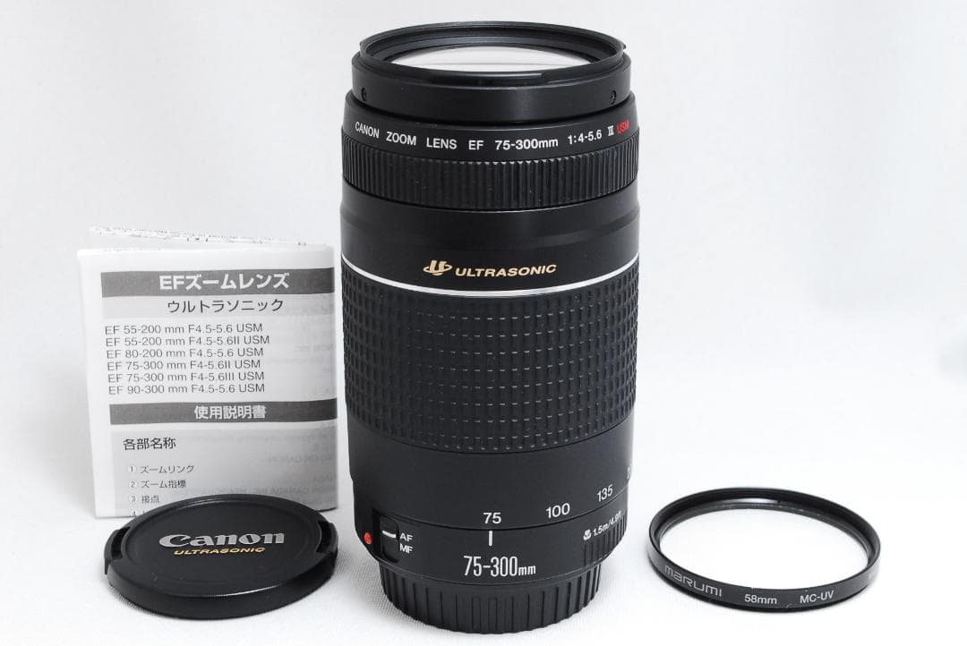 ◆美品◆ Canon EF 75-300mm F4-5.6 Ⅲ USM
