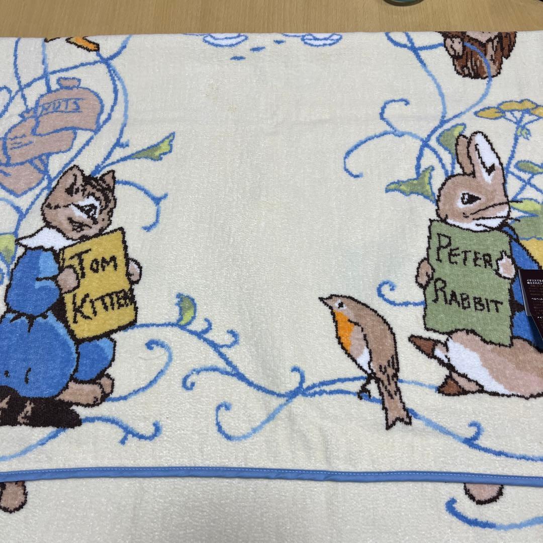 【新品未使用タグ付】ピーターラビット　シェニール織　シェニールアートギャラリー