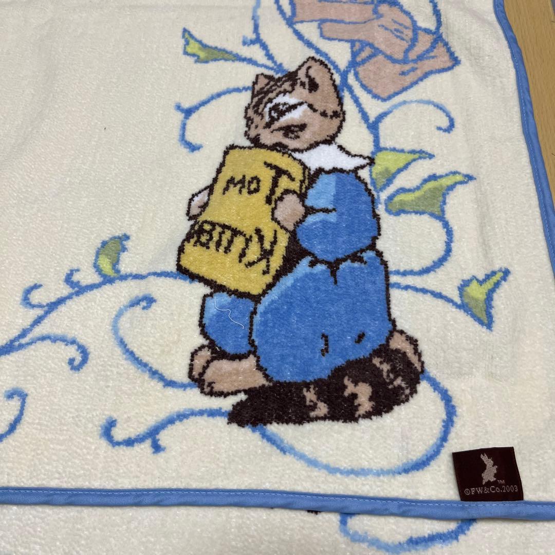 【新品未使用タグ付】ピーターラビット　シェニール織　シェニールアートギャラリー