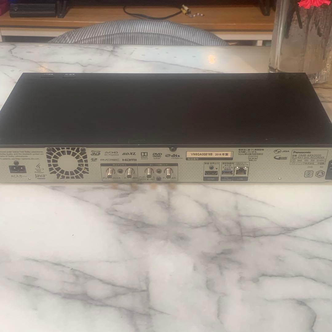 3D対応■Panasonic DMR-BRX2020 ブルーレイレコーダー■