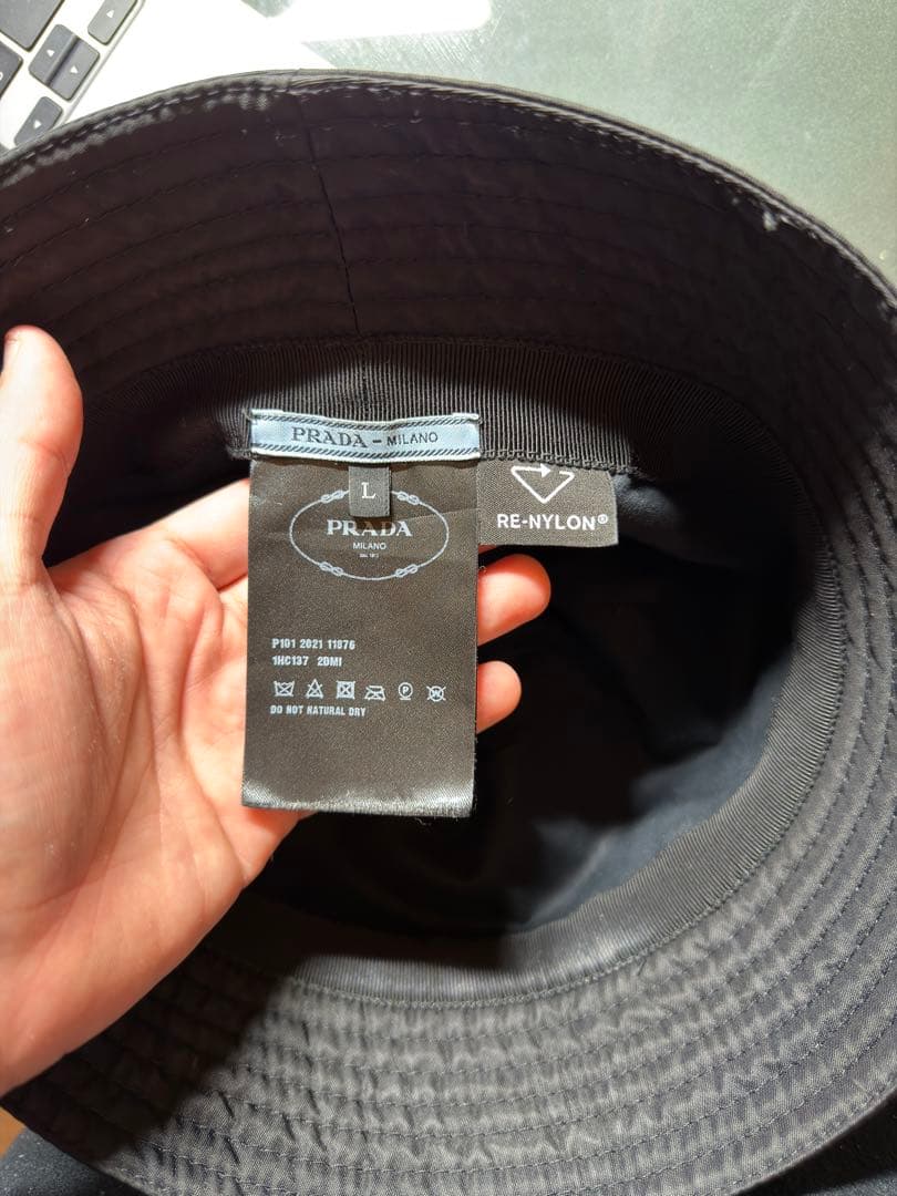 PRADA バケットハット Lサイズ RE-NYLON