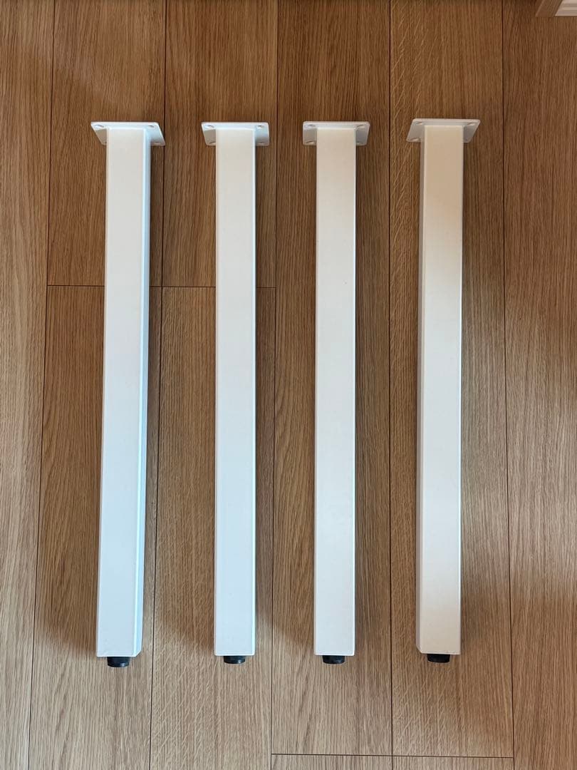 新古品【KANADEMONO】ラバーウッドデスク