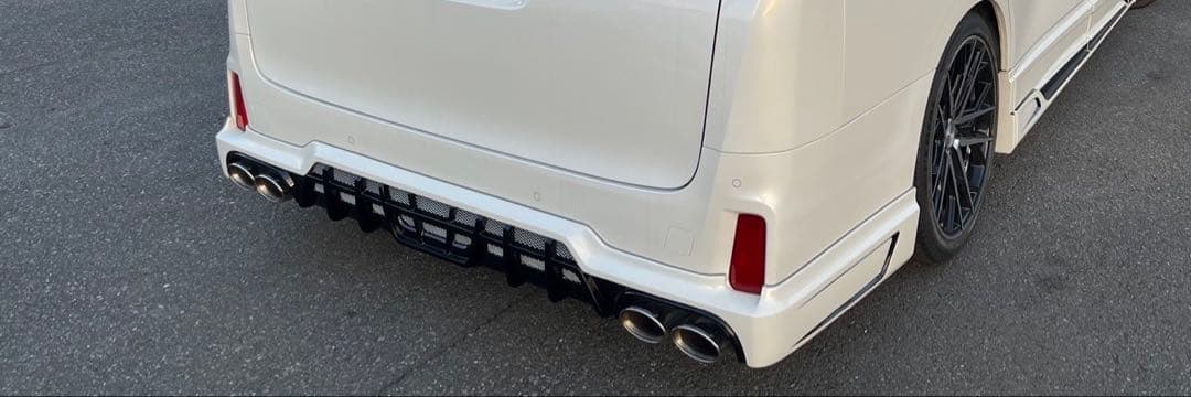 ROWENエアロ アルファード30 サイド リア リアウイング3点セット