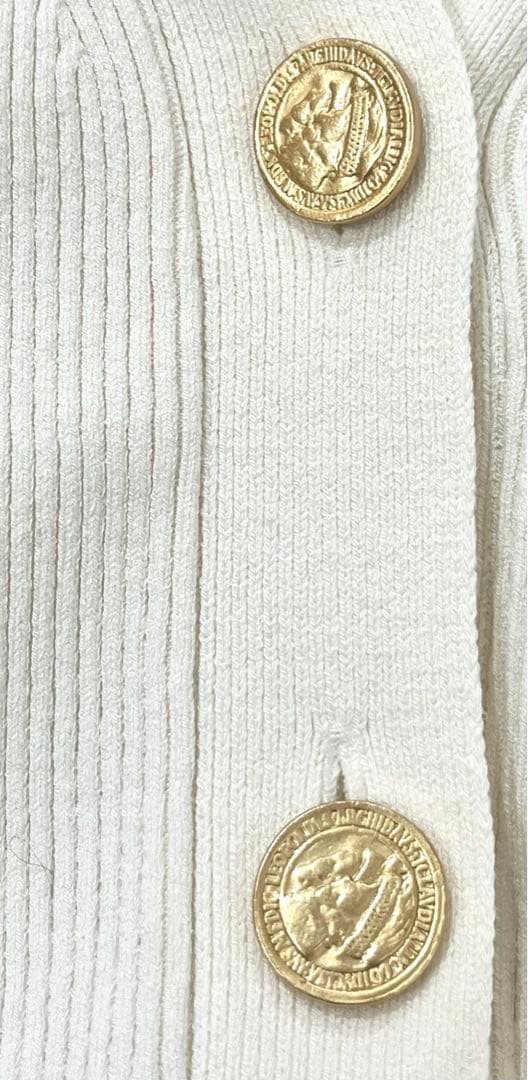 ドゥーズィエムクラス　2023SS DINER RIB Vネックカーディガン