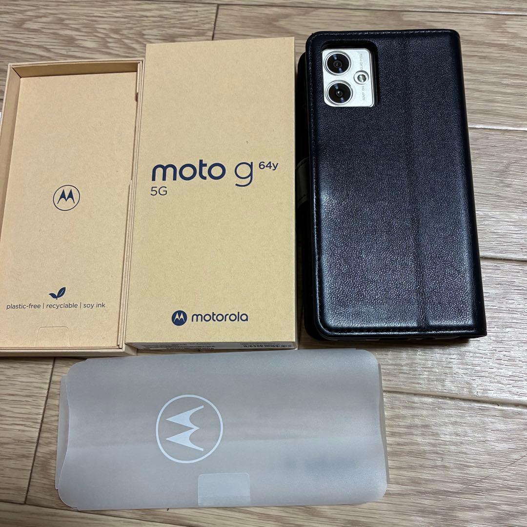 美品　moto g64y 5G （スマホケース付）
