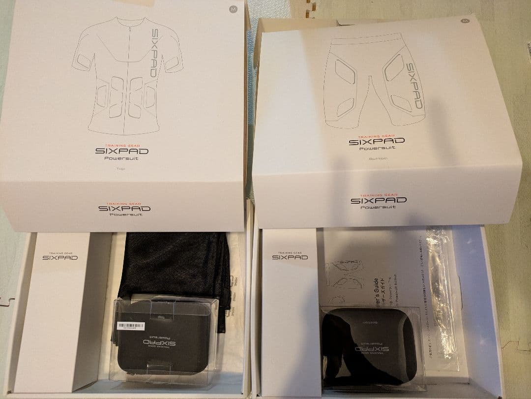 【miko】SIXPAD Powersuit　上下セット（男性用Mサイズ）