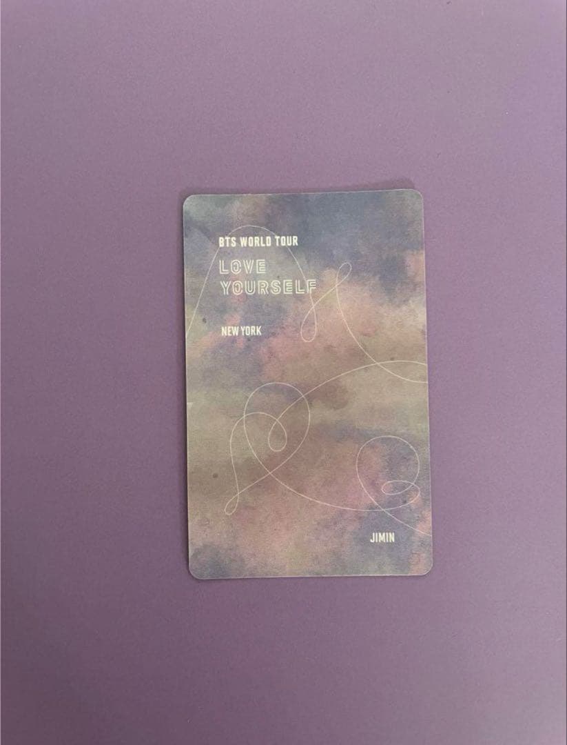 BTS LOVE YOURSELF NEW YORK DVD ジミン トレカ