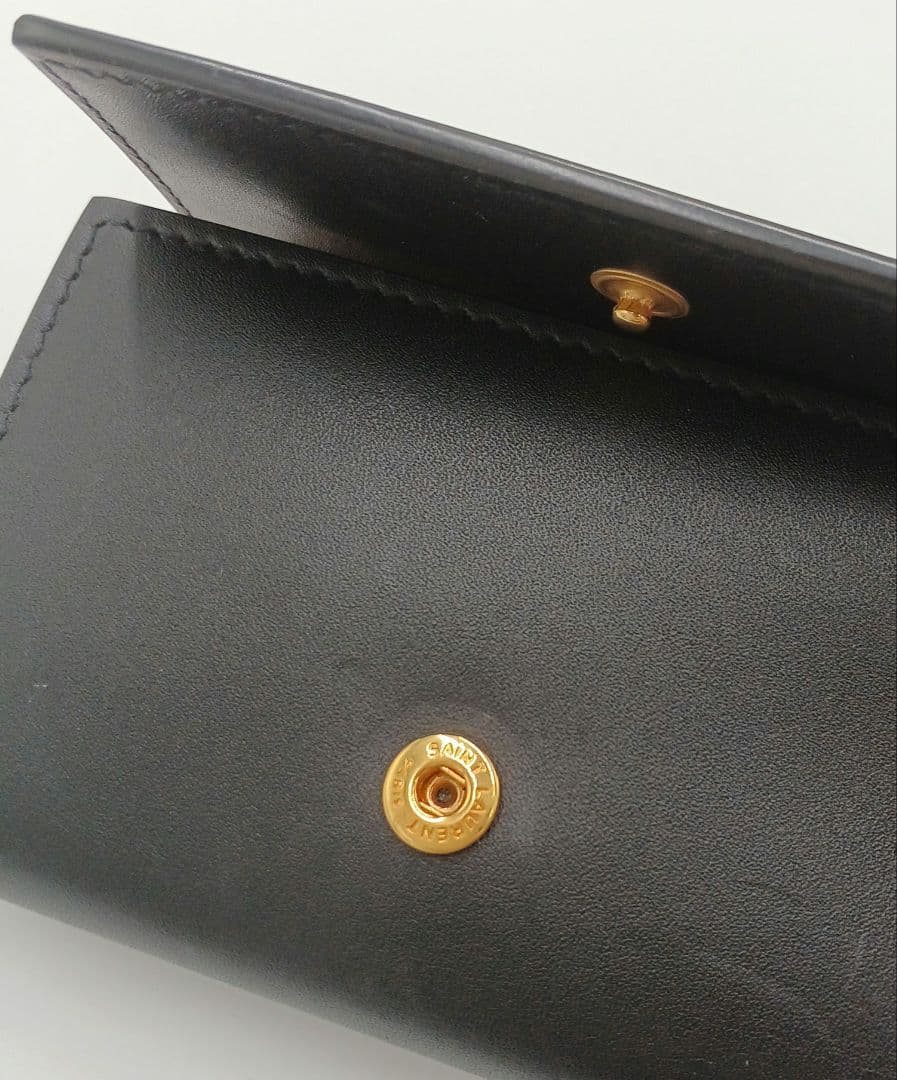 サンローラン　SAINT LAURENT　６連キーケース(ブラック×ゴールド)