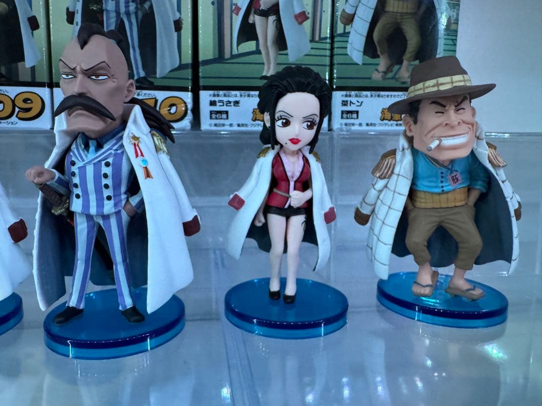 【箱あり開封品9点セット】ワンピース ワーコレ 海軍2 コンプ、海軍1 3点