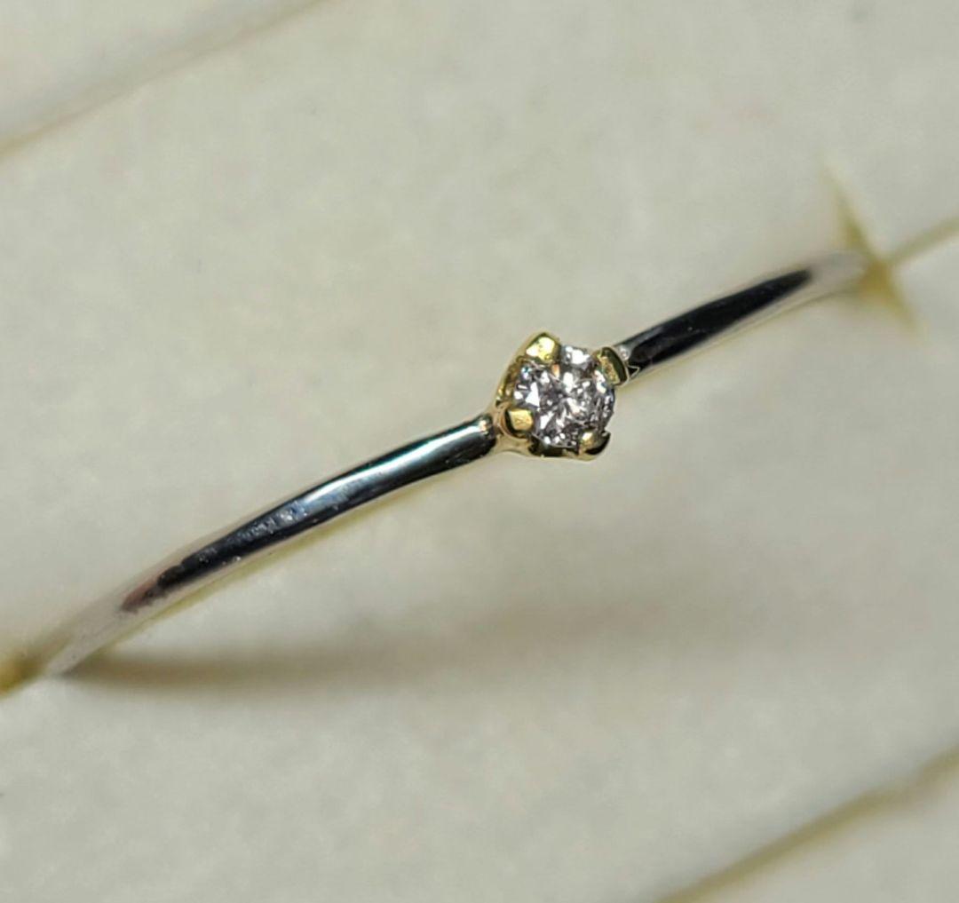 素晴らしいピンクの輝き★天然ピンクダイヤモンド18金&Pt900★