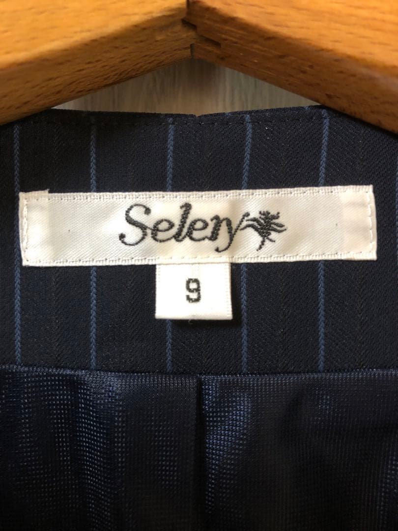 うさぎ　バスガイド制服ピンストライプベスト1点・スカート2点セット