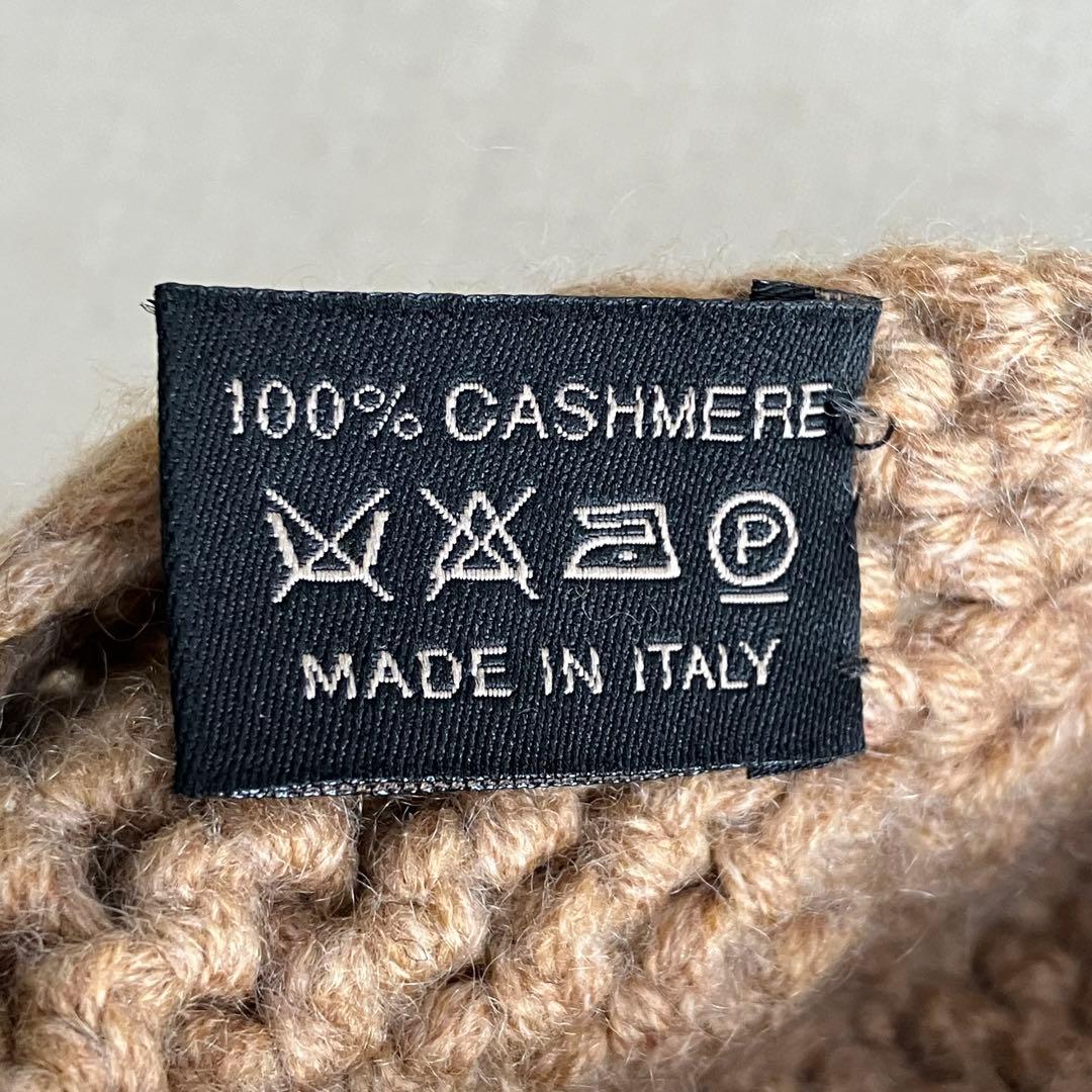 BVLGARI ブルガリ キャスケット カシミヤ 100% CASHMERE