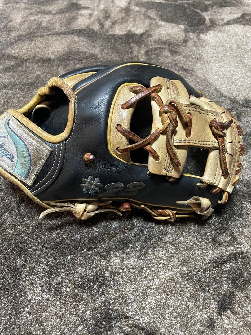slugger 軟式野球グローブ 黒/ベージュ