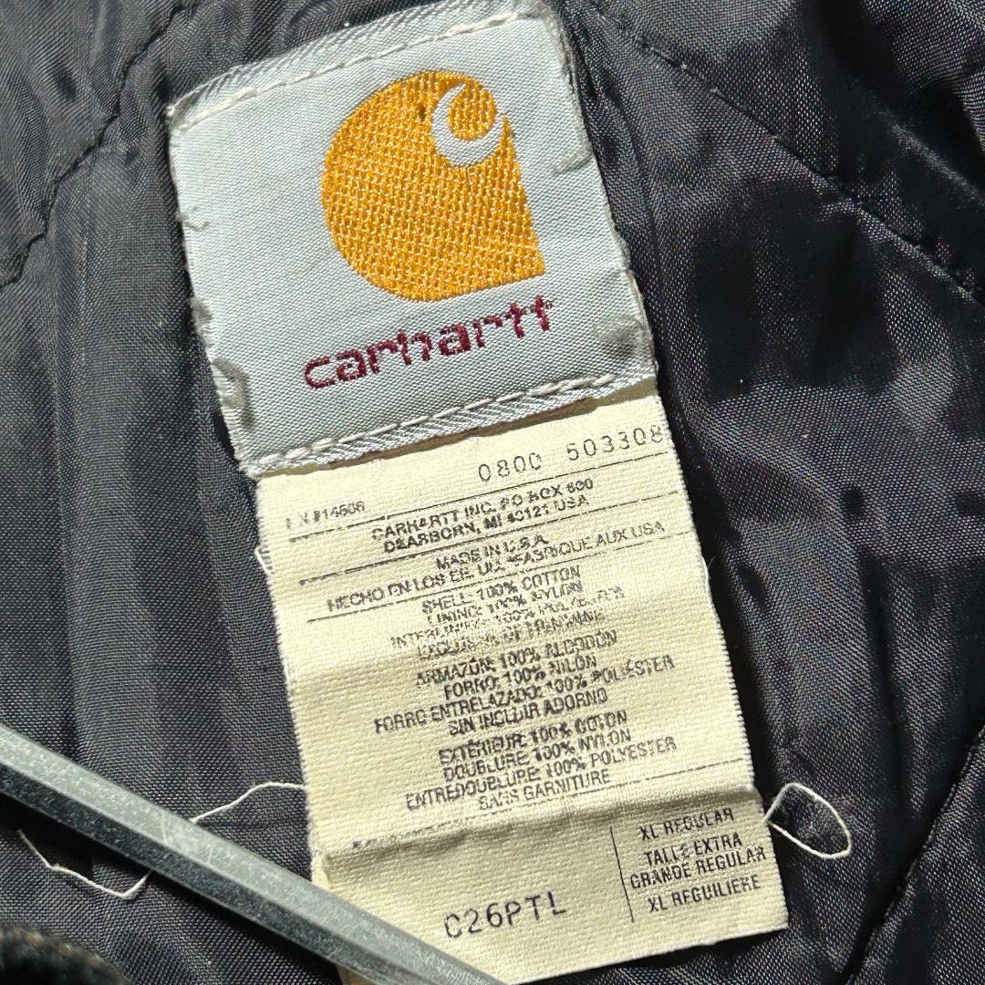 00s USA製 グレー カーハート トラディショナルジャケット ダックXL