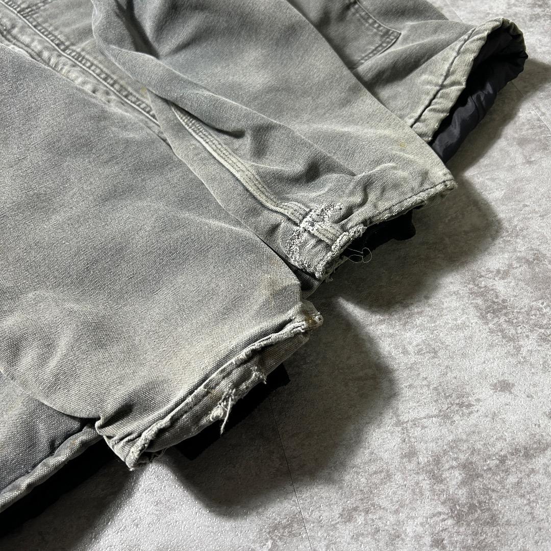 00s USA製 グレー カーハート トラディショナルジャケット ダックXL