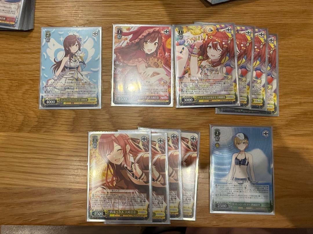 ヴァイスシュヴァルツ シャニマスデッキ　2つ　パーツ付