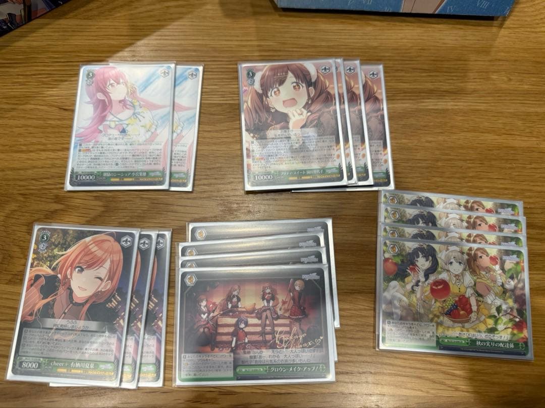 ヴァイスシュヴァルツ シャニマスデッキ　2つ　パーツ付