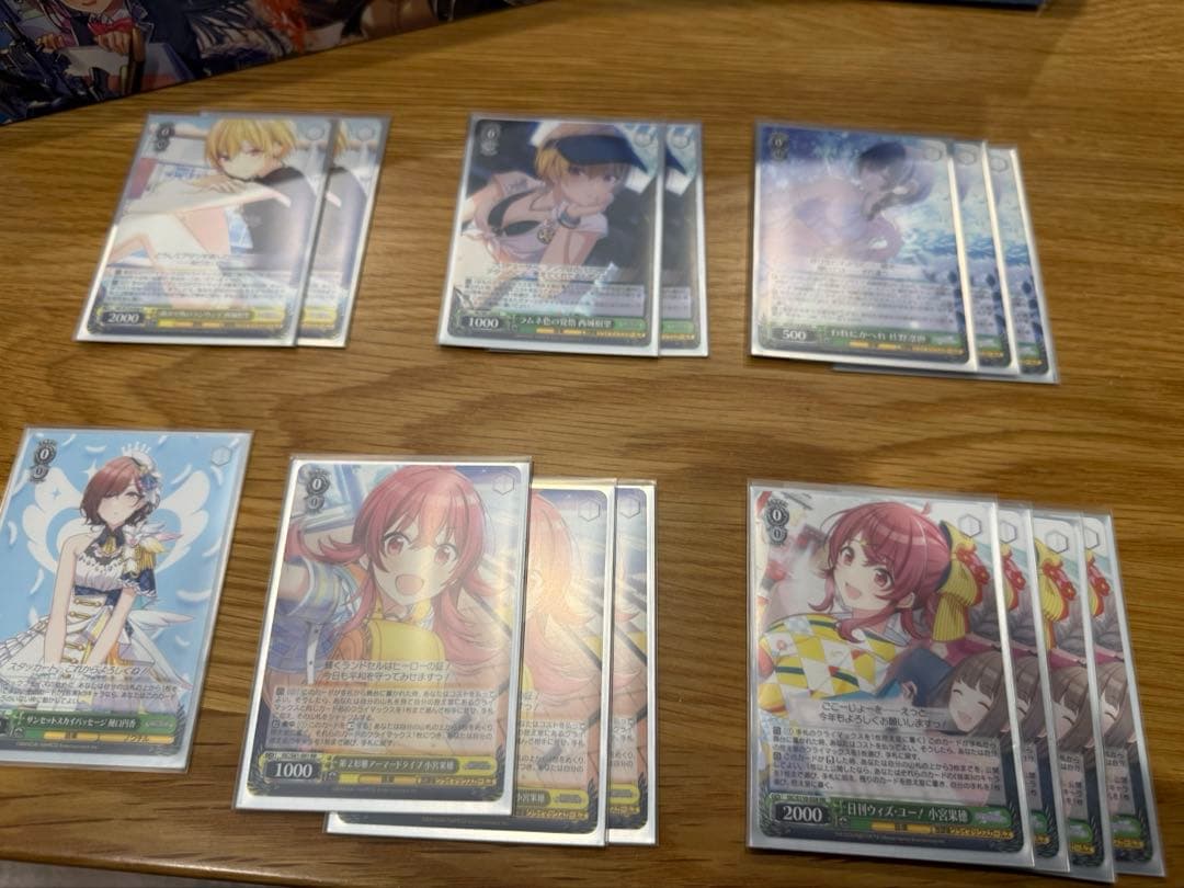 ヴァイスシュヴァルツ シャニマスデッキ　2つ　パーツ付