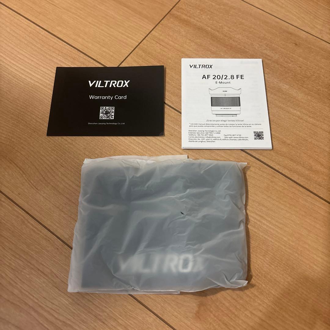 VILTROX AF 20/2.8 FE レンズ