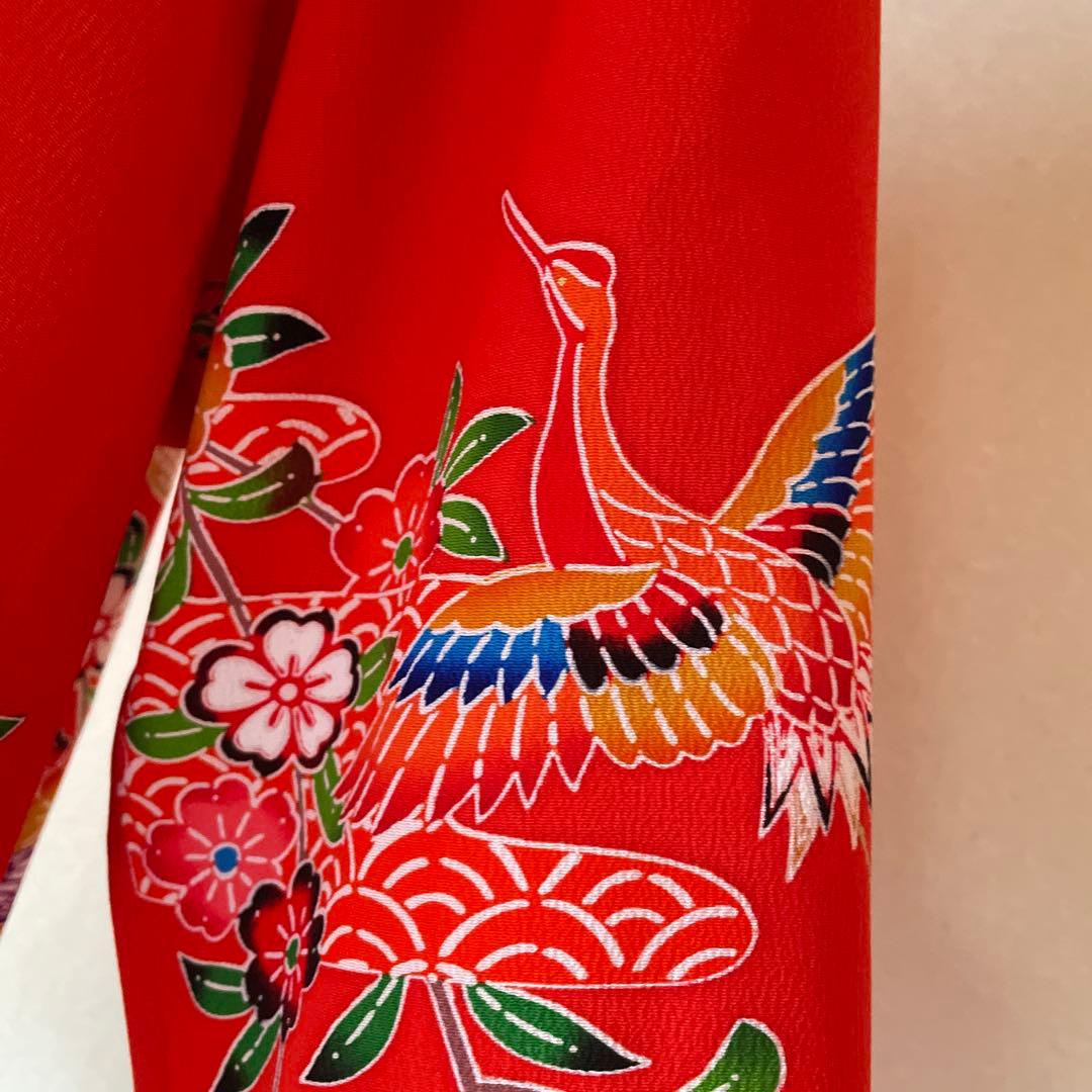 【1076】かわいい　チュニック　ストール付き　女児祝い着