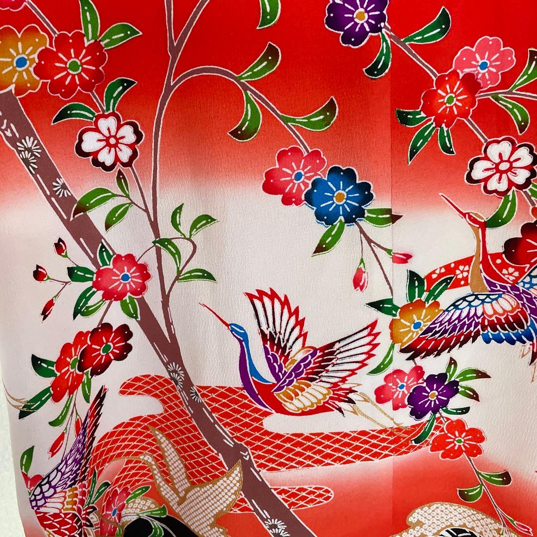 【1076】かわいい　チュニック　ストール付き　女児祝い着