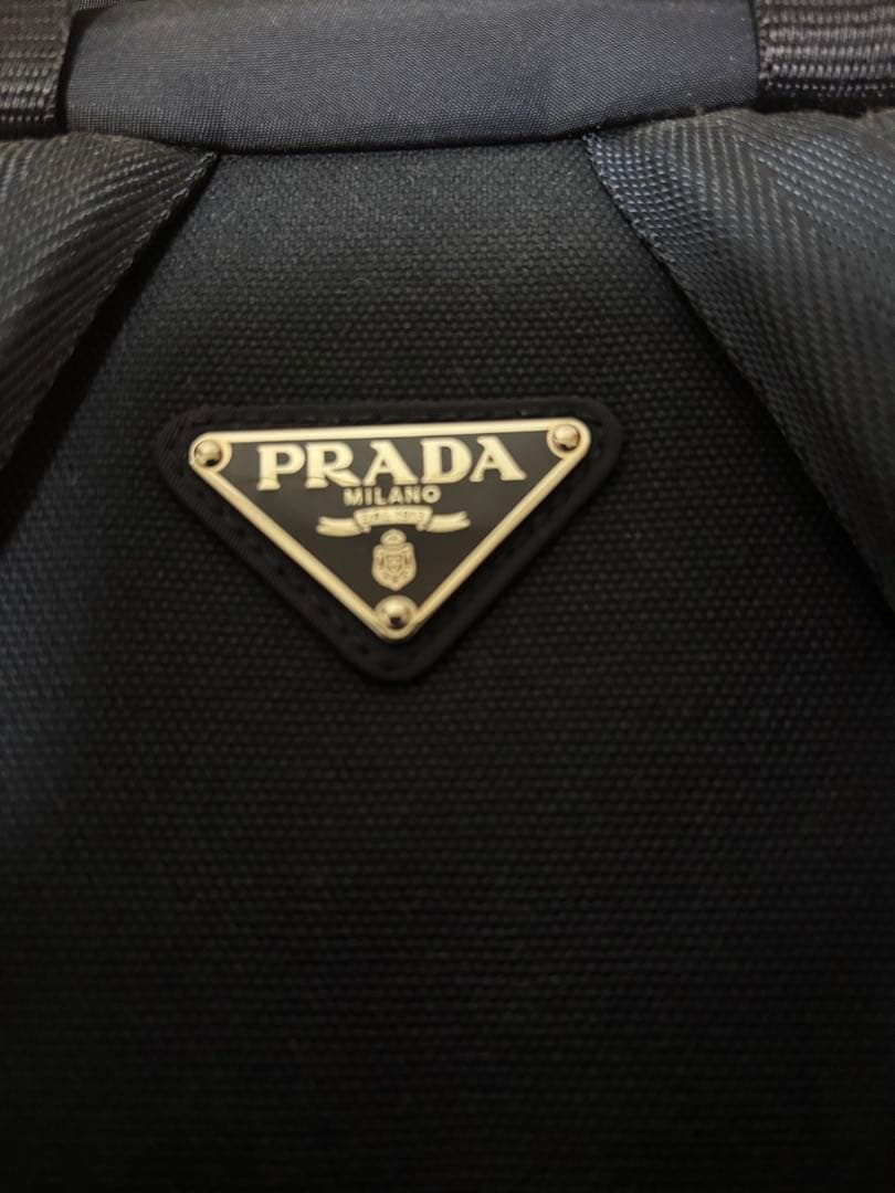 付属品あり　PRADA V136 リュック バックパック　ダークネイビー　濃紺